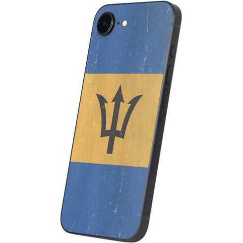 Barbados Flag Distressed iPhone 16e Skin